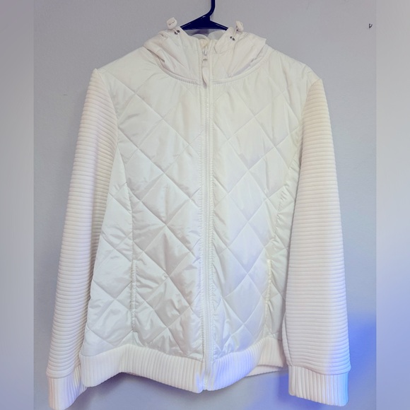 Time and Tru Jackets & Blazers - White Winter Coat